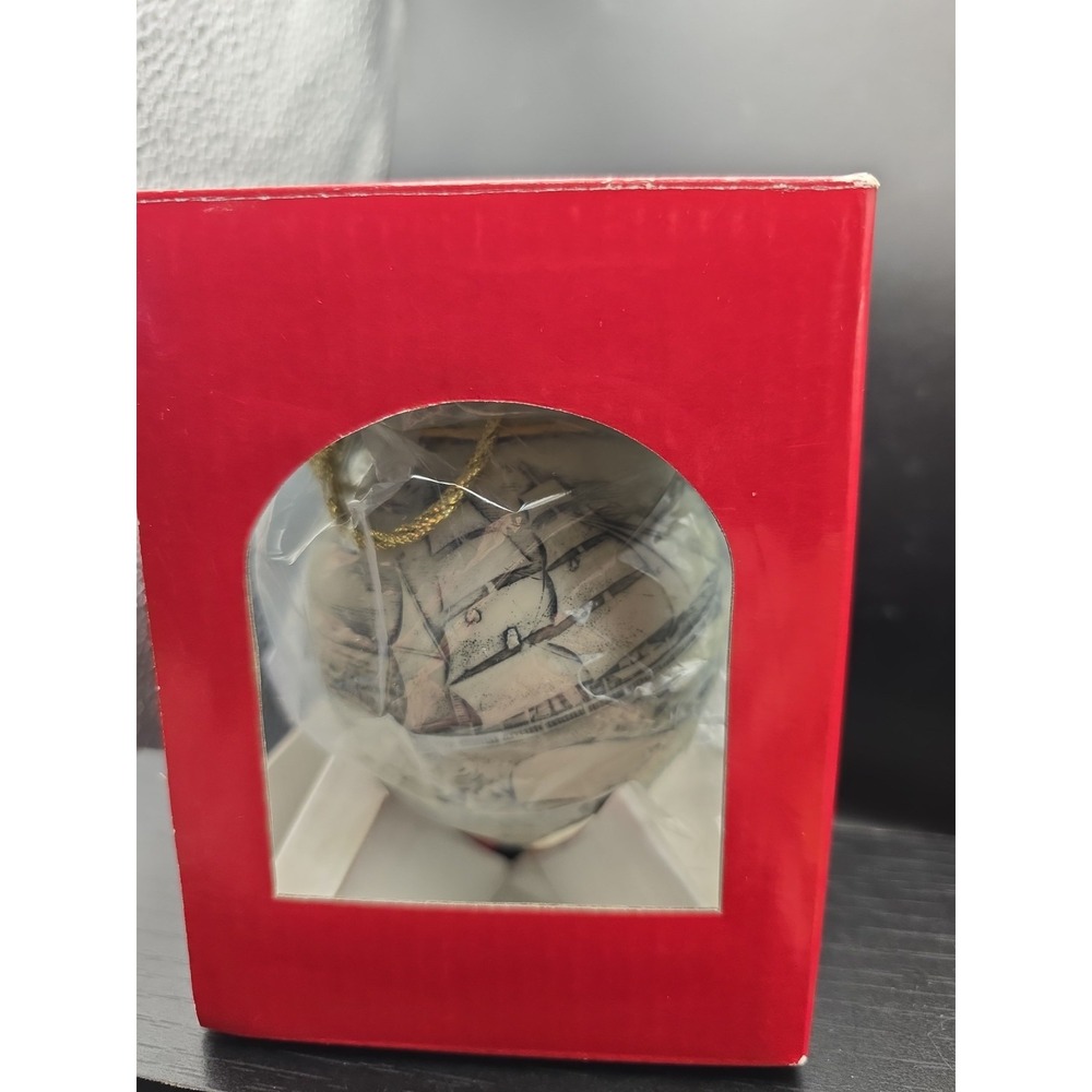 Eastern National Scrimshaw Ornament Charles W Morgan Returns 367201